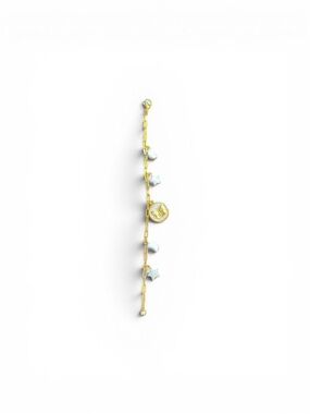 18K Gold Plated Stainless Steel Charm Bracelet